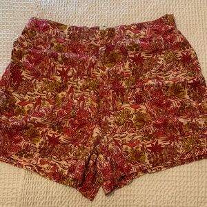 Joie Tropical Linen Women's Shorts L